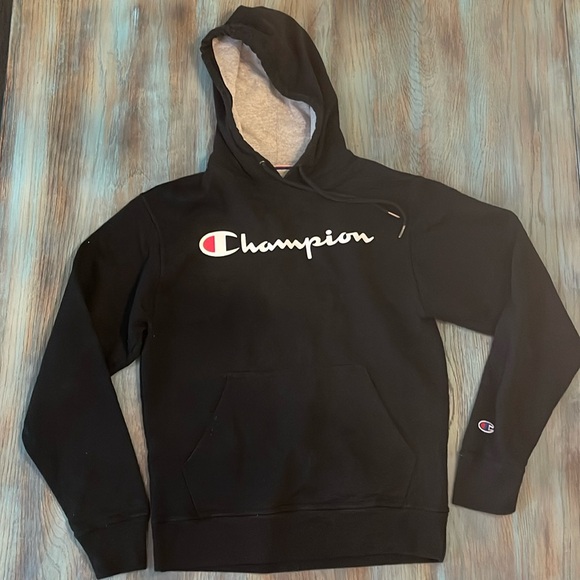 Champion hoodie black Men S - Picture 1 of 3